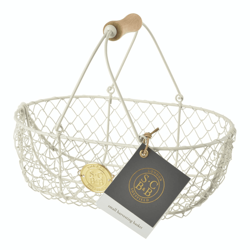 Harvest Basket, H21 x W18cm, Cream/Brown