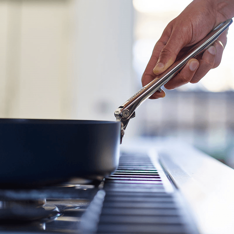 Space Folding Frying Pan, 30cm, Midnight Blue