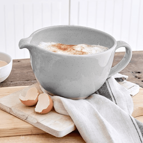 Image showing the Fattoria Batter bowl, L26 x W18.5 x H13cm, Grey product.