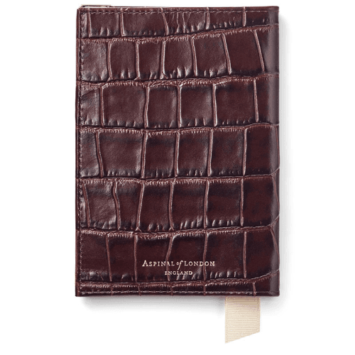 Image showing the PlainPassport Cover, L14 x W9.5cm, Amazon Brown Croc product.