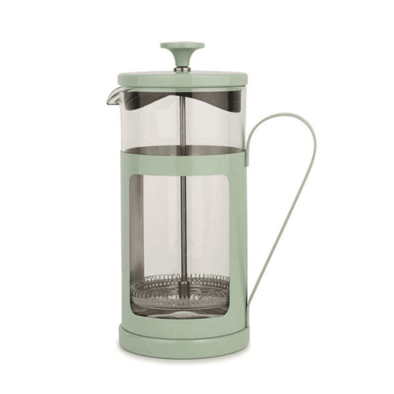 Monaco Stainless Steel Cafetière, 8 Cup, Mint