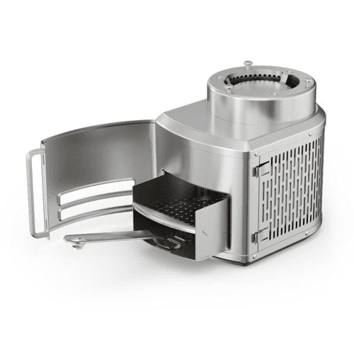 Image showing the Roccbox Wood Burner, Silver product.
