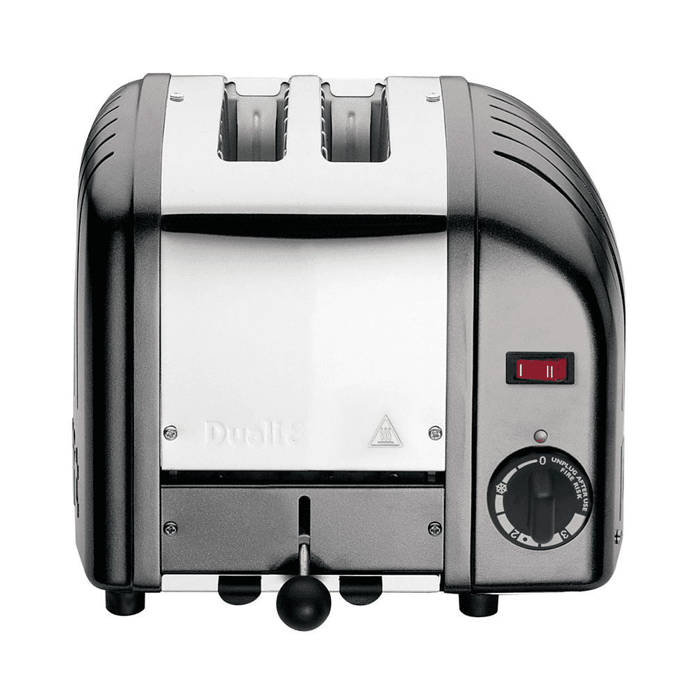 Classic Vario 2 slot toaster, metallic charcoal