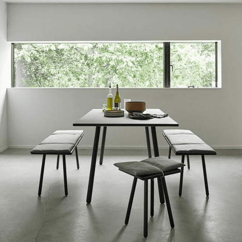 Image showing the Georg Indoor Bench, Black product.
