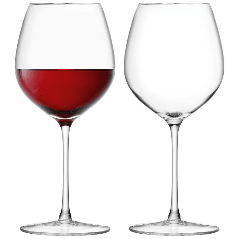 Wine Red Wine Glass Set of 2, 400ml, Clear