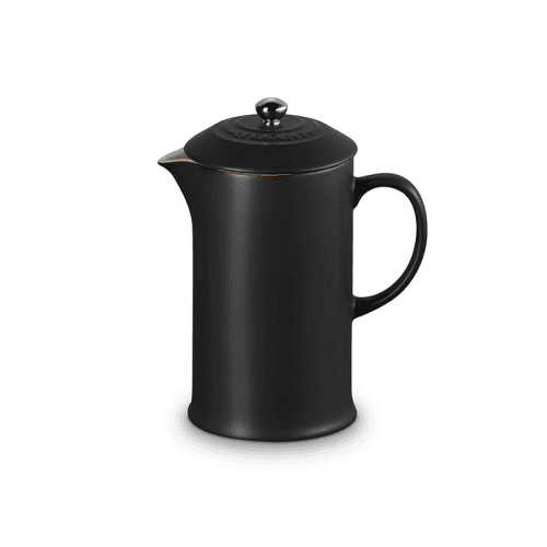 Image showing the Stoneware Cafetiere, 1 litre, Satin Black product.