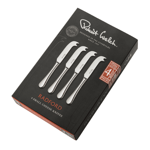 Image showing the Radford Set of 4 Small Cheese Knife, Stainless Steel product.