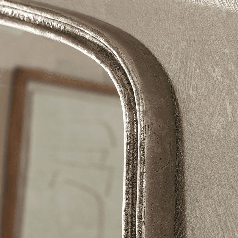 Penrose Mantle Mirror, 110cm, Dark Silver