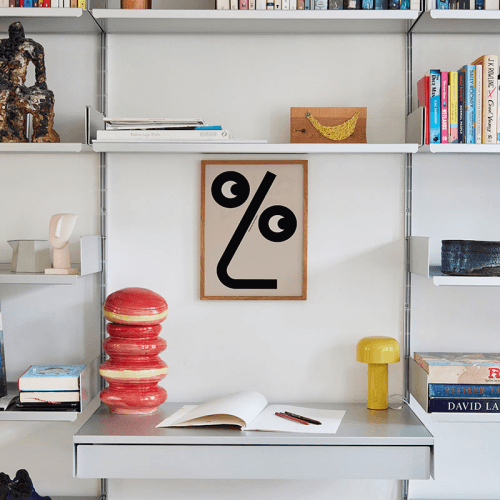 Image showing the % Framed Print, 30 x 40cm, Black product.