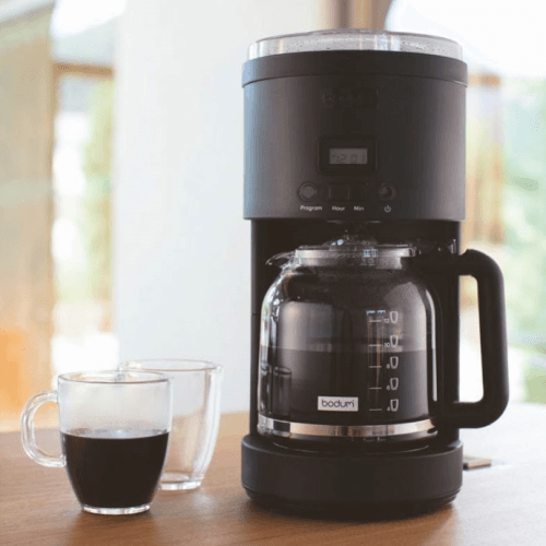 Image showing the Bistro Glass Mug, 350ml, Clear product.