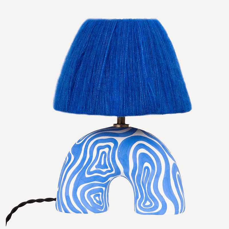 Hannah Simpson Studio 'Me' Table Lamp, H30cm, Cobalt Blue