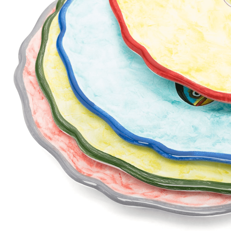 Fish Plate, D28cm, Yellow