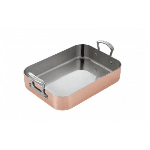 Image showing the Maitre D' Roaster, D24 x W35cm, Copper And Stainless Steel product.