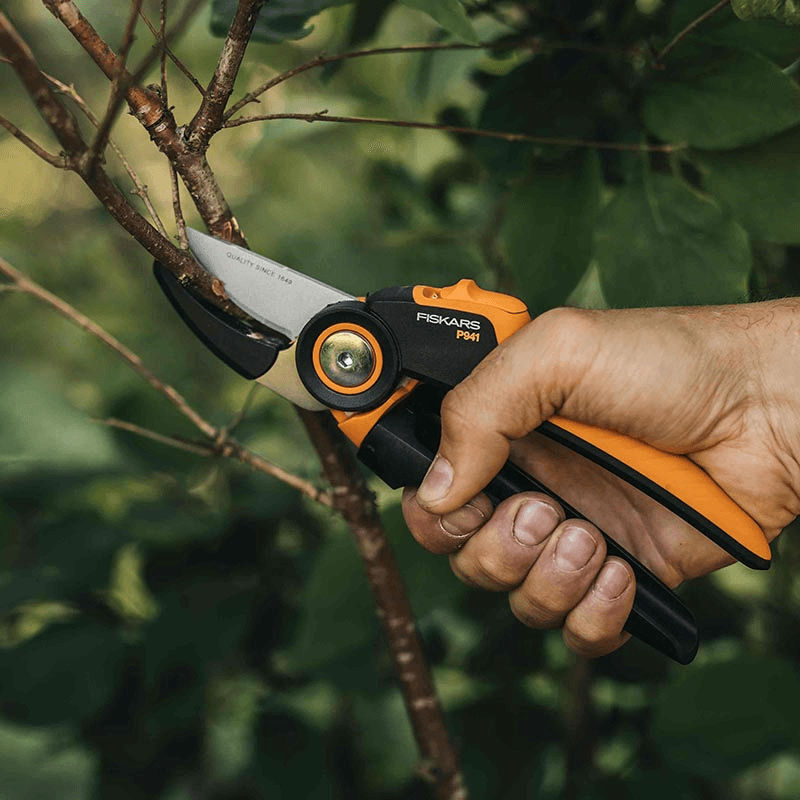 Xseries PowerGear Secateurs/Pruner anvil L P941, Black/Orange/Silver