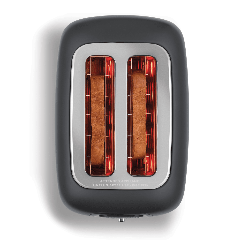 Domus 2 slot toaster, Grey