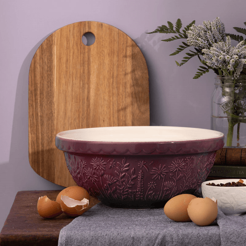 Image showing the In The Meadow Daisy Mixing Bowl, D26cm, Purple product.