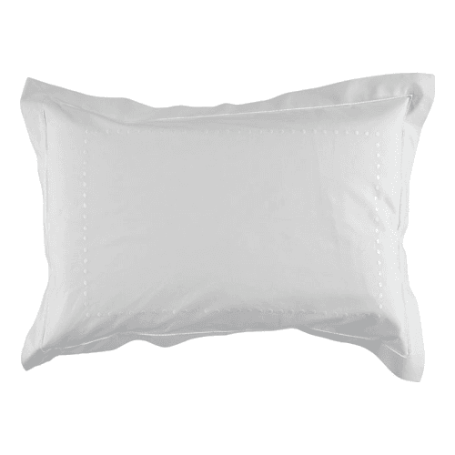 Image showing the Dots Standard Pillowcase, White product.