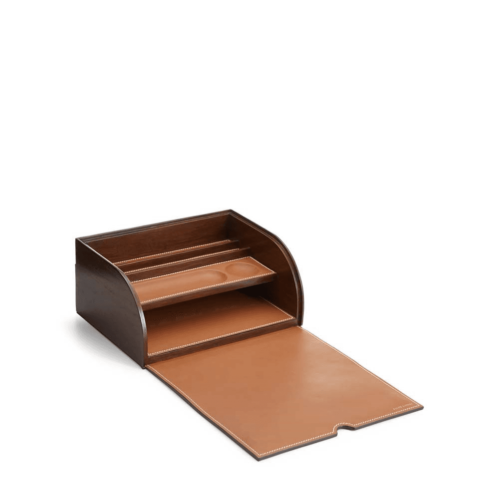 Brennan Writers box, H12 x L27 x D20cm, Saddle
