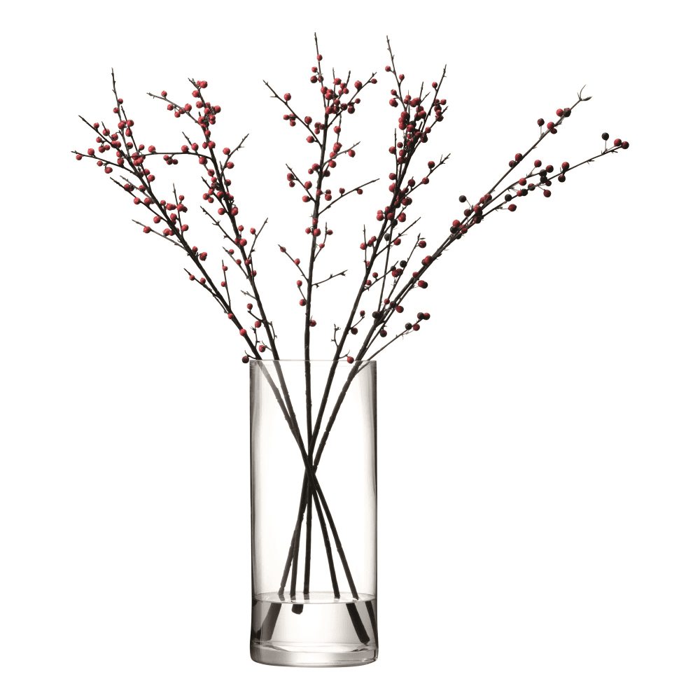 Column Vase, 42 x 18cm, clear