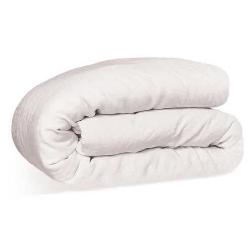 Image showing the Linen King Size Duvet Cover, White product.