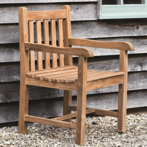 Image showing the Riverbank Carver Chair, Teak product.