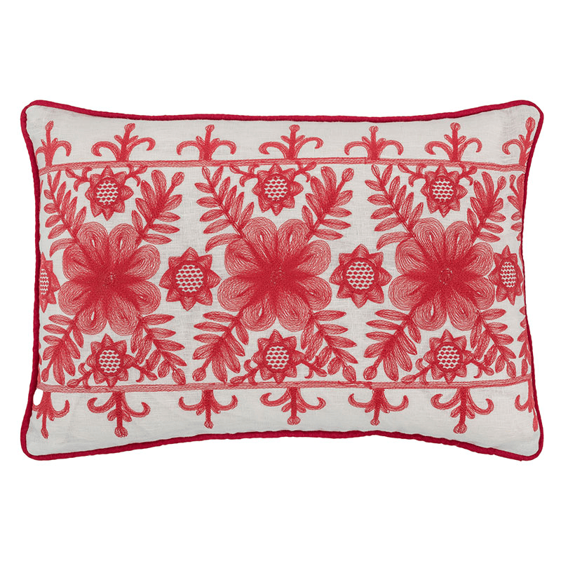 Angelica Cushion, 35 x 50cm, Coral