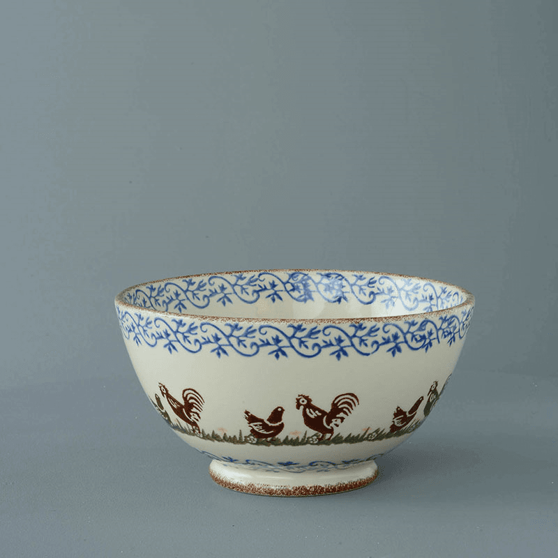 Cock & Hen Serving bowl, 22cm