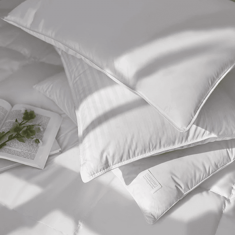 Hungarian Goose Down Soft Support Pillow, Super King, No Colour