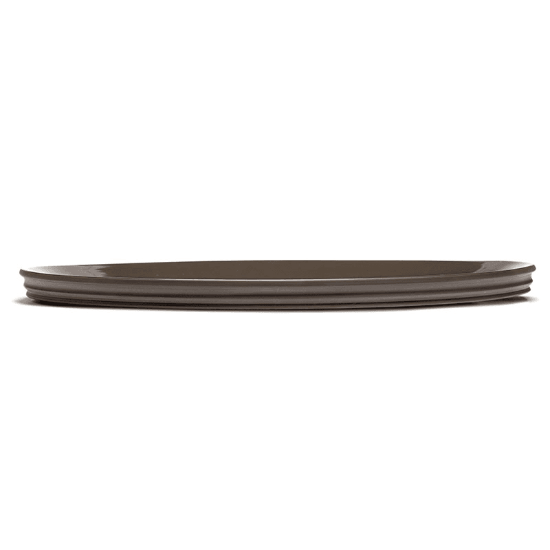 Dune Oval Serving Dish, 57 x 44cm, Slate
