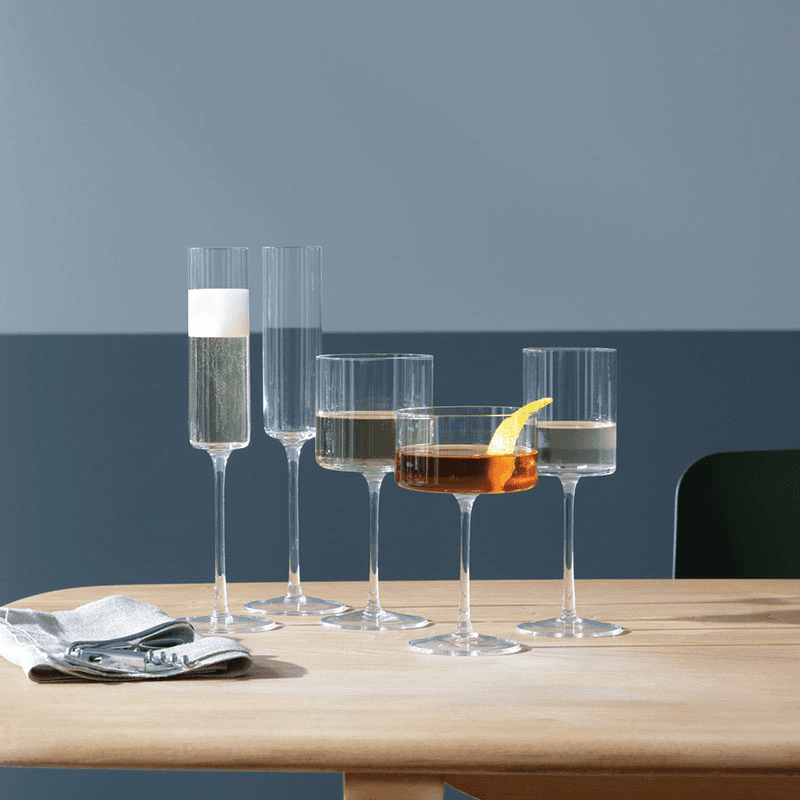 Otis Champagne Flutes Set of 2, 150ml, Clear