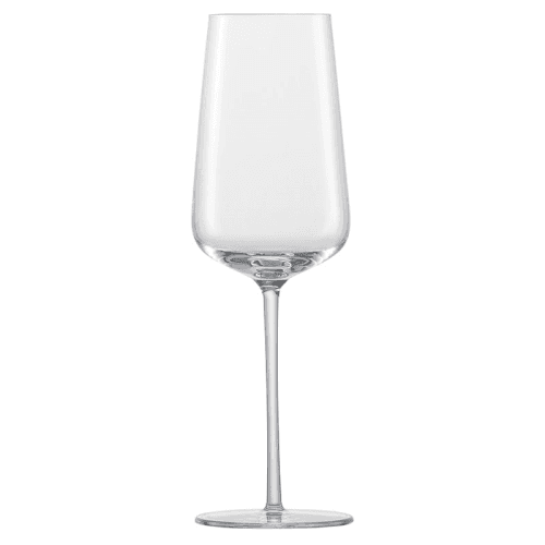 Image showing the Vervino Set of 2 Crystal Champagne Glasses, 348ml, Clear product.