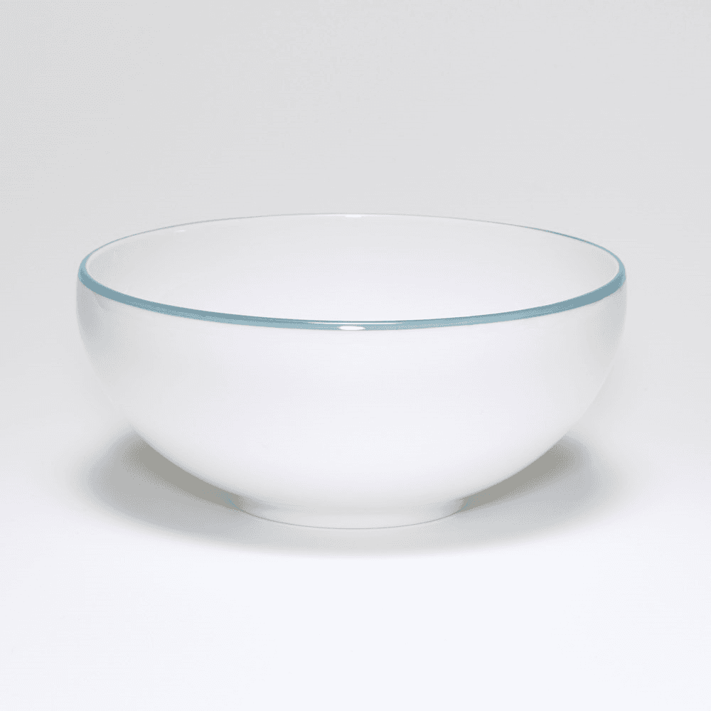 Breakfast Bowl, D15cm, Duck Egg Rim