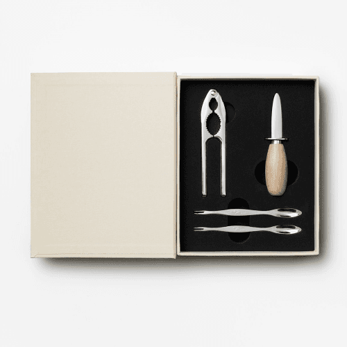 Image showing the The Essentials Seafood Tools, Beige/Red product.