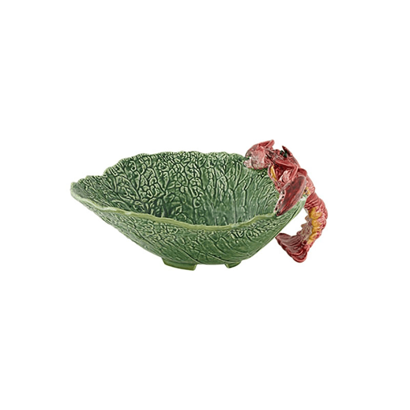 Cabbage with Lobster Salad Bowl, W33 x L40cm, Green