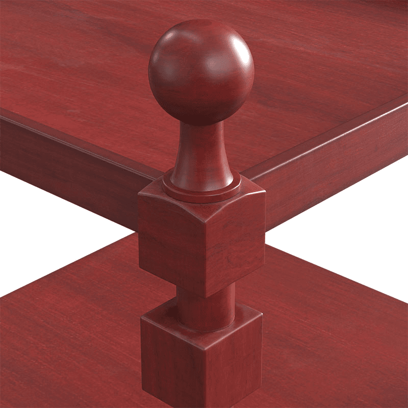 Huxley Side Table, H79 x W46 x D46cm, Red