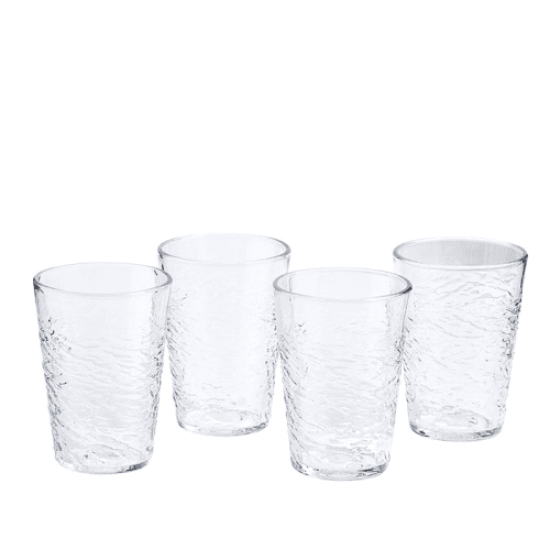 Image showing the Pacific Set of 4 Hiball Glasses, 500ml, Clear product.