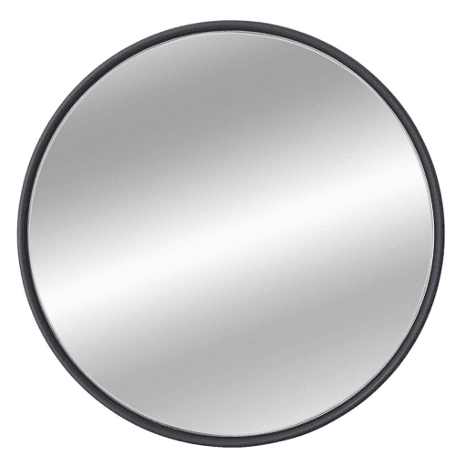 Image showing the Marton Round Mirror, D46cm, Black product.