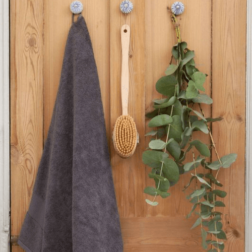 Image showing the Organic 600gsm The Bath Sheet, 100 x 160cm, Slate product.