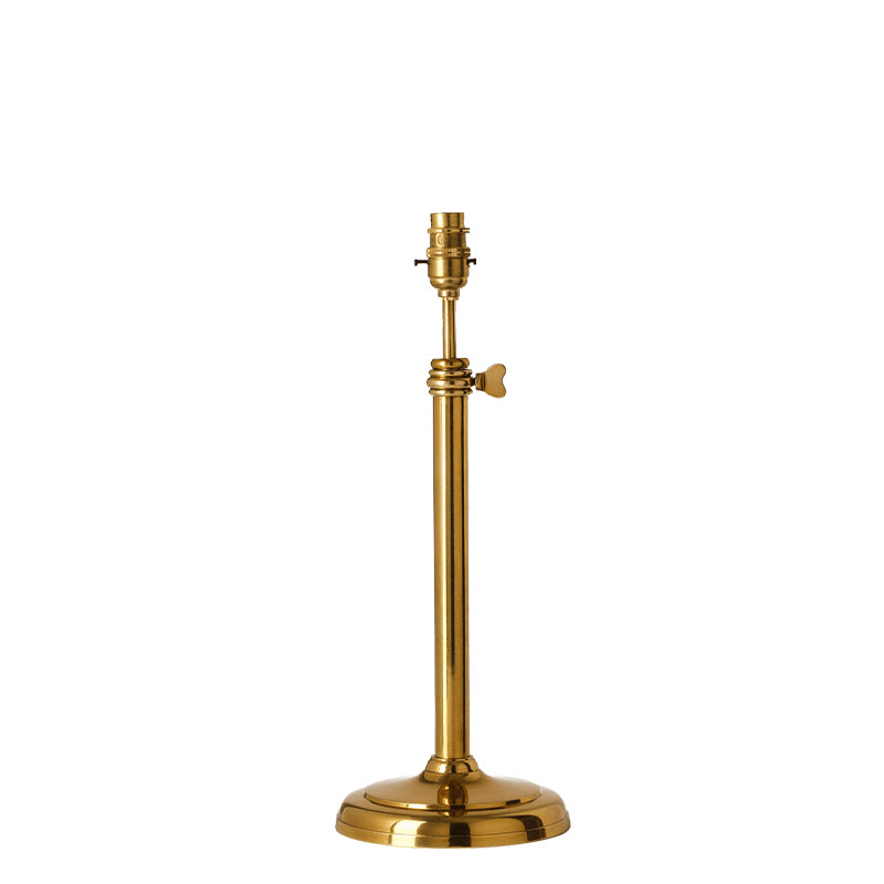Brass Adjustable Lamp Base, Brass