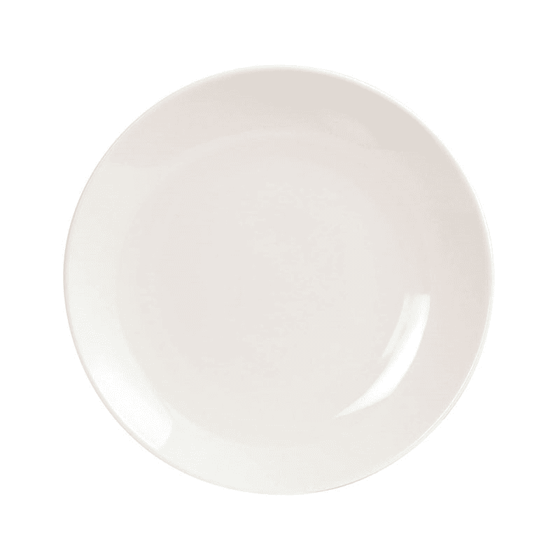 Coupe Dessert Plate, Artic White, 21cm, Set of 4