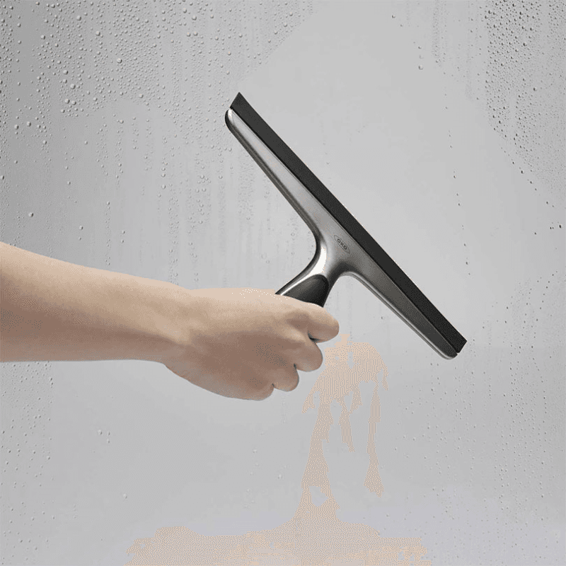 Stainless steel squeegee, Black/Silver