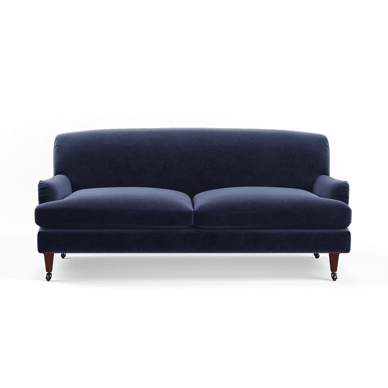 Coleridge Three Seater Sofa, Sapphire
