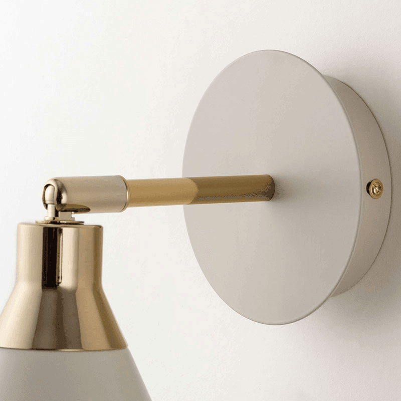 Cone Wall Light, H13.5cm, Sand
