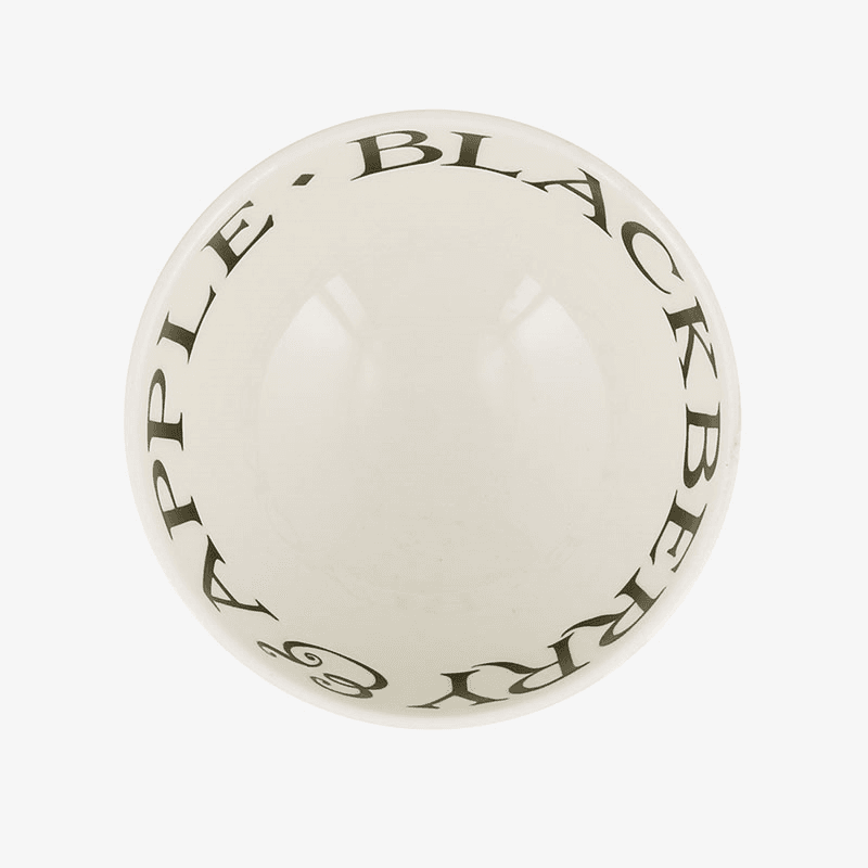 Black Toast French Bowl, D12.5cm, Cream