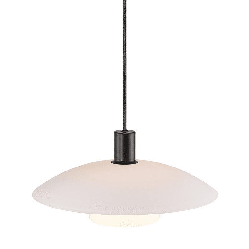 Verona Pendant, H19cm, Opal White