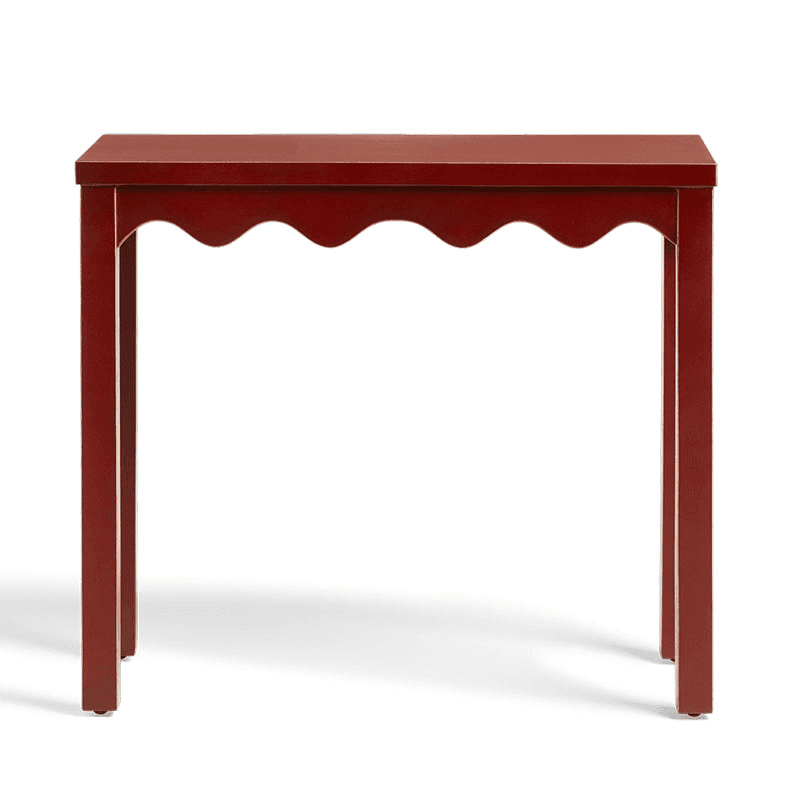 Talasa Side Table, Red