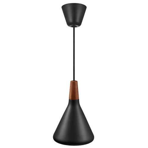 Image showing the Nori Pendant, H26.5cm, Black product.