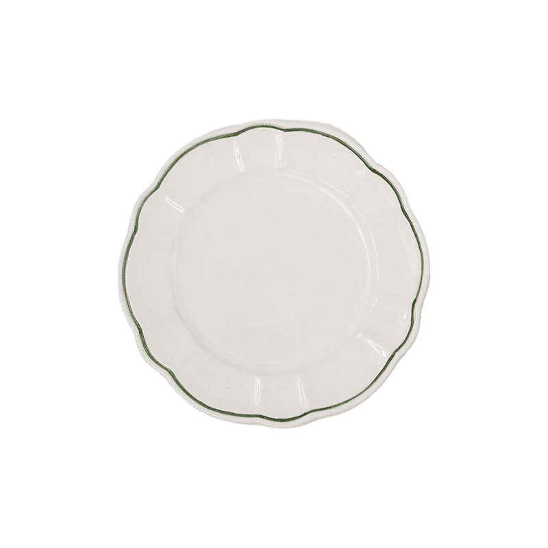 Romilly Set of 4 Side Plates, D21cm, Green