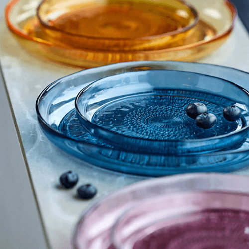 Image showing the Kusintha Plate, D25cm, Blue product.