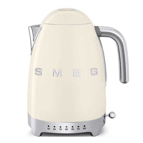 Image showing the 50's Retro Kettle with 7 temperature settings, 1.7 litres, Cream product.